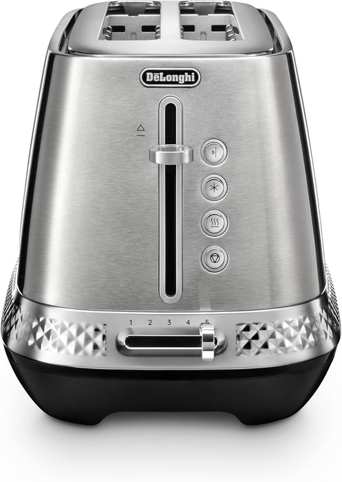 DeLonghi Diadema 2 Slice Toaster - Metal | CTV3003.M