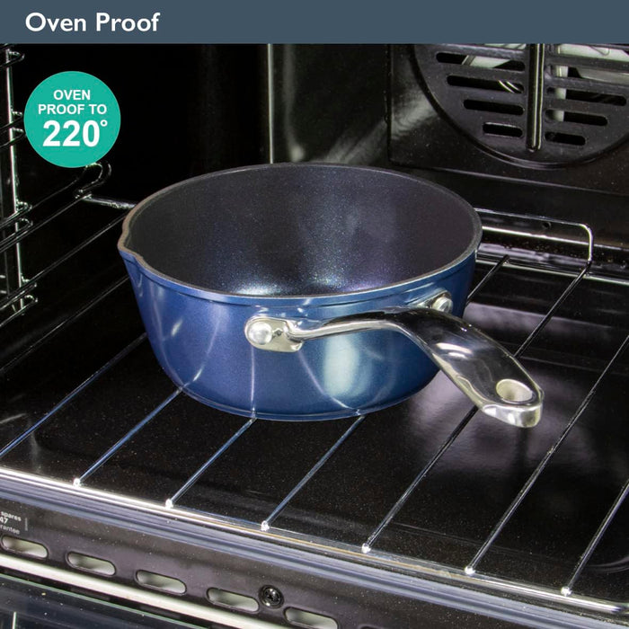 Blackmoor Blue Pro 5 16cm Milk Pan | 67449
