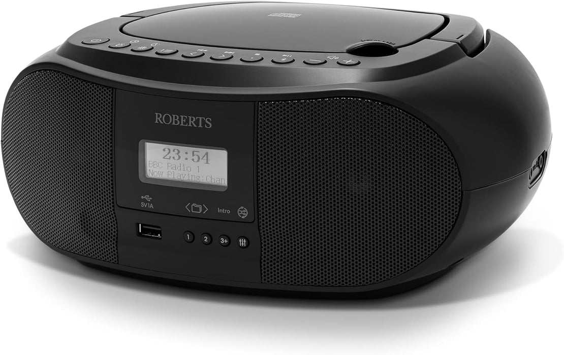 Roberts ZoomBox 4 CD Boombox - Black | 500003358