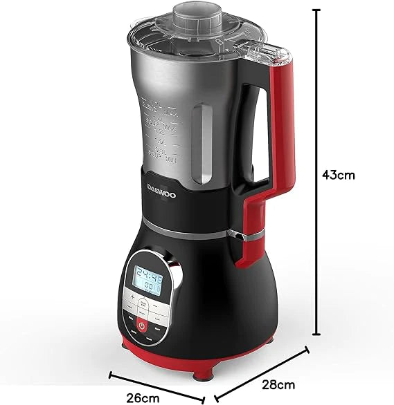 Zanussi 1.7L Blender & Soup Maker Italian Design - Red & Black | ZSB-810-RD