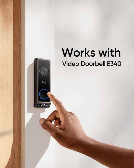 EUFY Video Doorbell C31 Smart Doorbell 2K - Black || T8223312