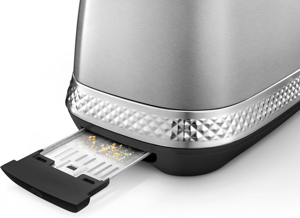 DeLonghi Diadema 2 Slice Toaster - Metal | CTV3003.M