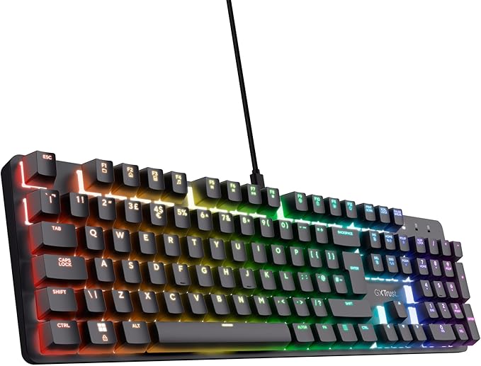 TRUST GXT 871 Zora Mechanical Keyboard UK Layout | T25680