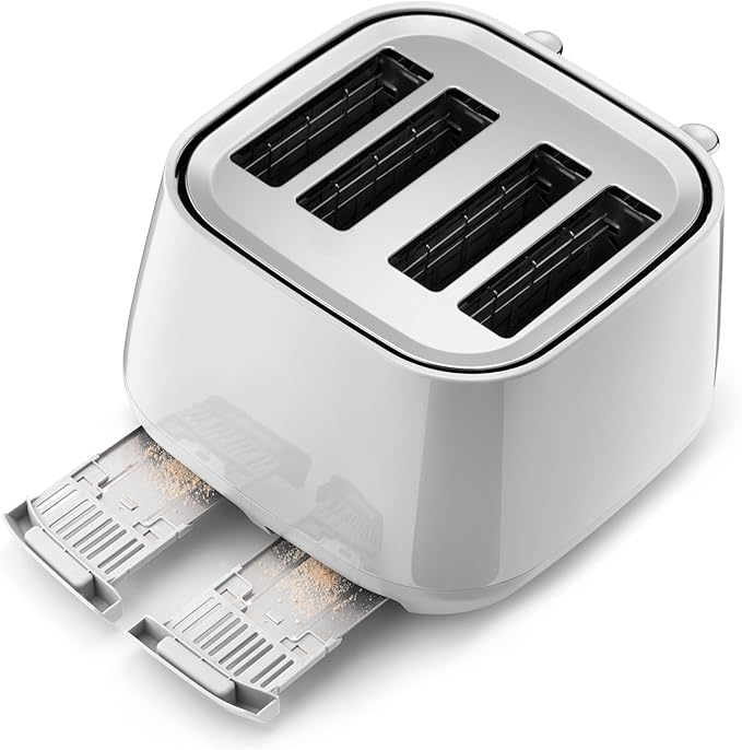 De'Longhi Eclettica 4 slice Toaster - White | CTY4003.W