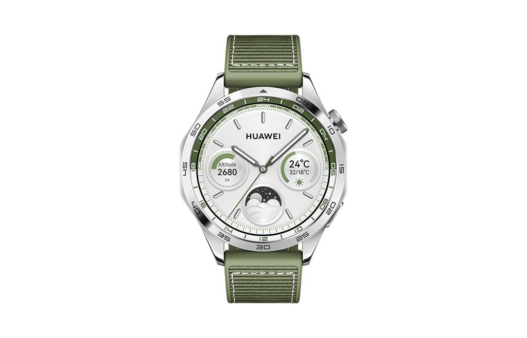 Huawei Watch GT 4 3.63 cm (1.43")  Wi-Fi GPS Amoled 46 mm Digital 466 x 466 pixels Stainless Steel - Green || 55020BGV