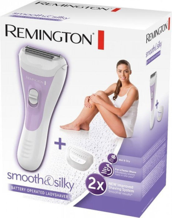 Remington Smooth and Silky Battery Operated Wet and Dry Lady Shaver | WSF5060