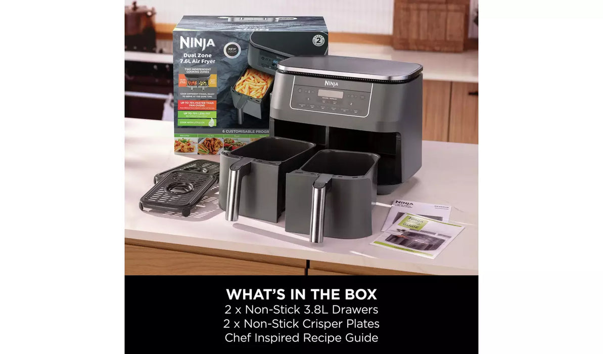 Ninja 6-in-1 Dual Zone Air Fryer 7.6L | DZ300UK
