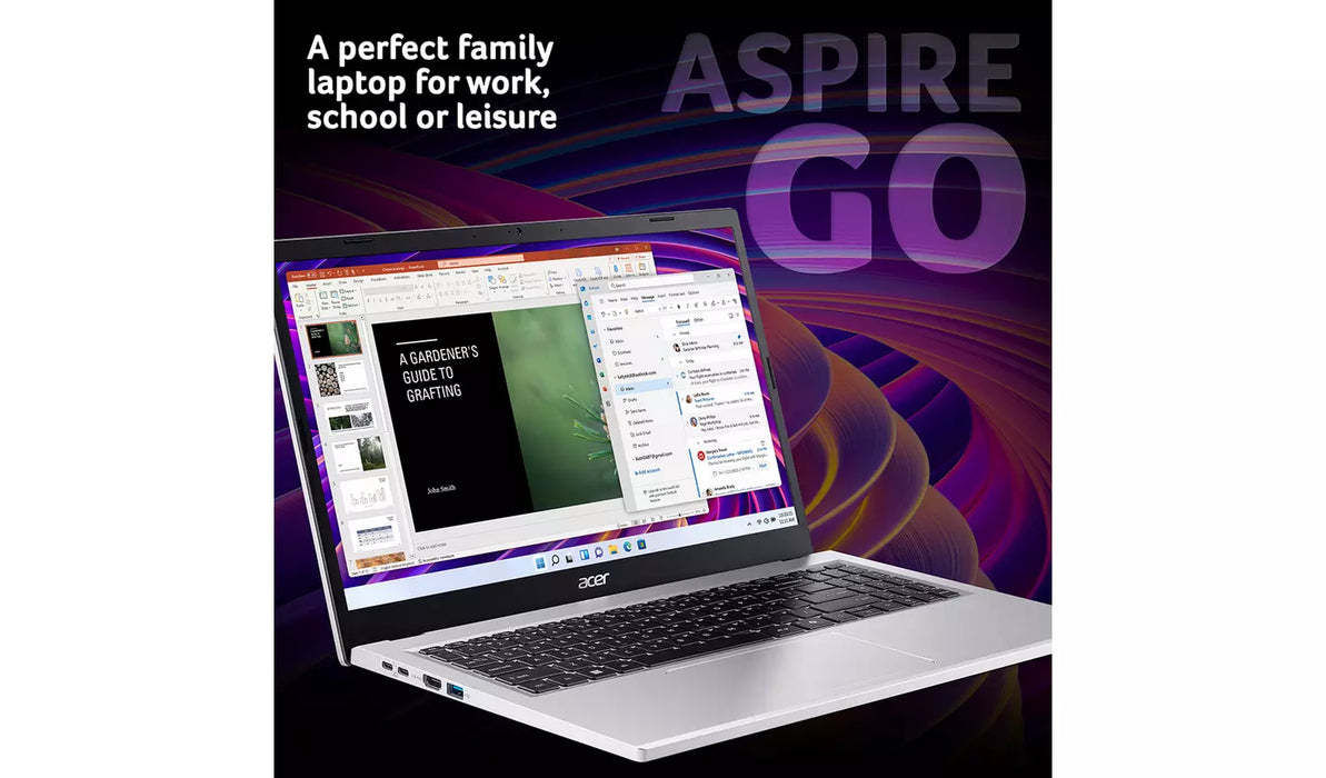 Acer Aspire Go i5 AG15-71P 15in i5 8GB 512GB Laptop - Silver | NX.J4GEK.005EX