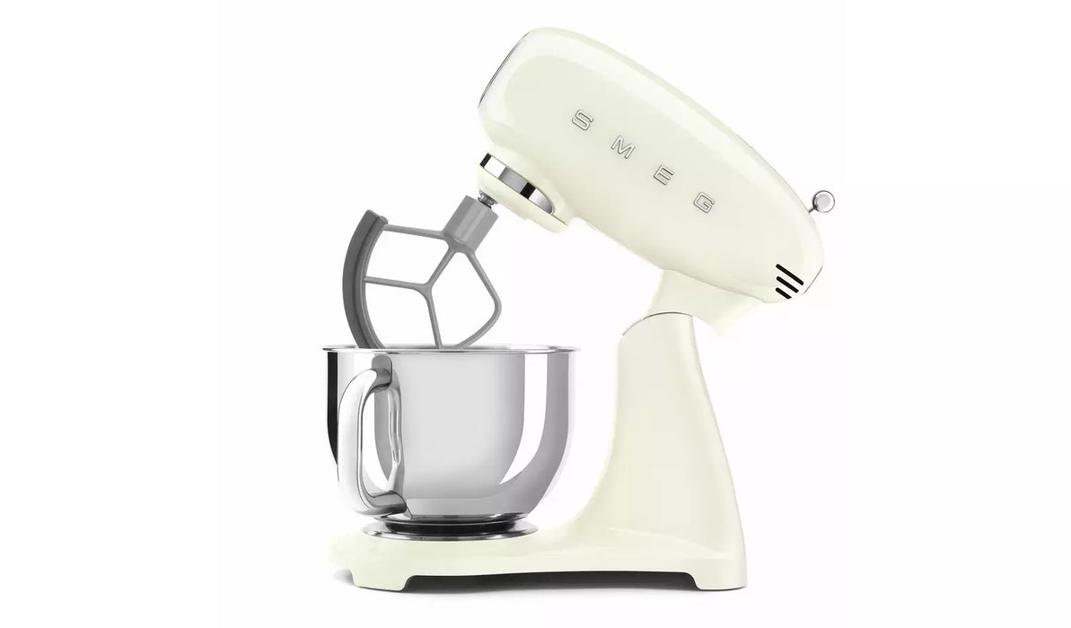 Smeg 50's Style 1000W 10 Speed Stand Mixer - Cream | SMF05CRUK