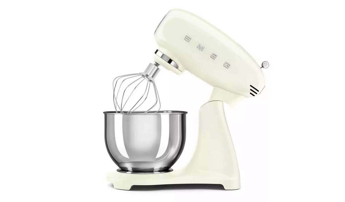 Smeg 50's Style 1000W 10 Speed Stand Mixer - Cream | SMF05CRUK