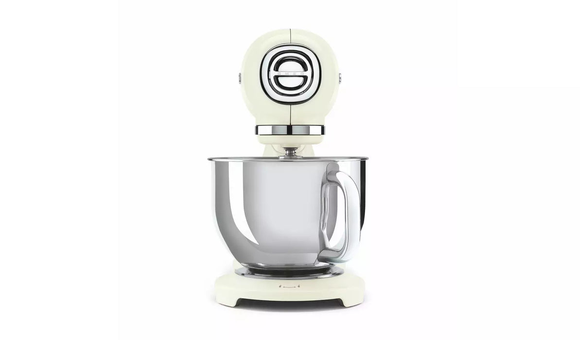 Smeg 50's Style 1000W 10 Speed Stand Mixer - Cream | SMF05CRUK