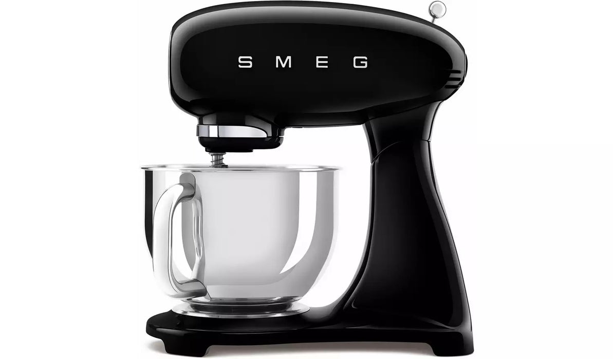 Smeg 50's Style 1000W 10 Speed Stand Mixer - Black | SMG SMF05BLUK