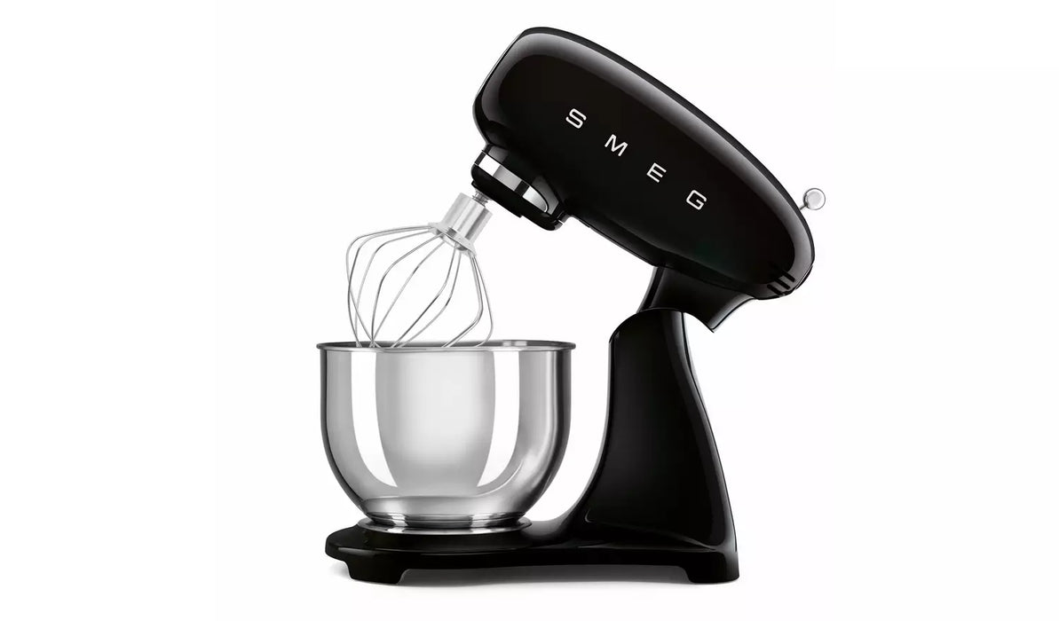 Smeg 50's Style 1000W 10 Speed Stand Mixer - Black | SMG SMF05BLUK