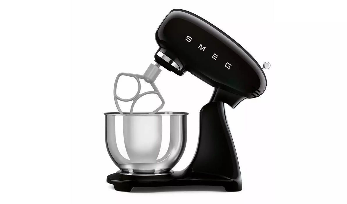 Smeg 50's Style 1000W 10 Speed Stand Mixer - Black | SMG SMF05BLUK
