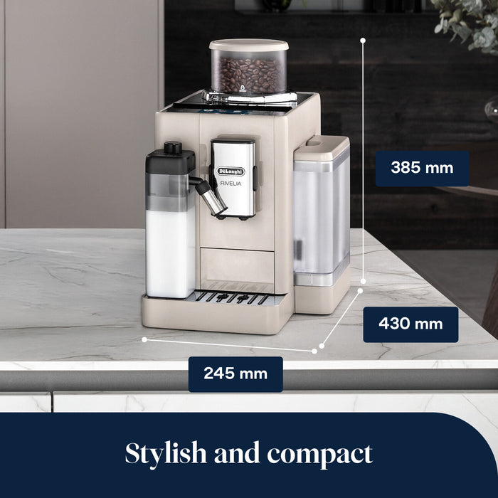 DELONGHI Rivelia Automatic Coffee Maker - Beige | EXAM440.55.BG