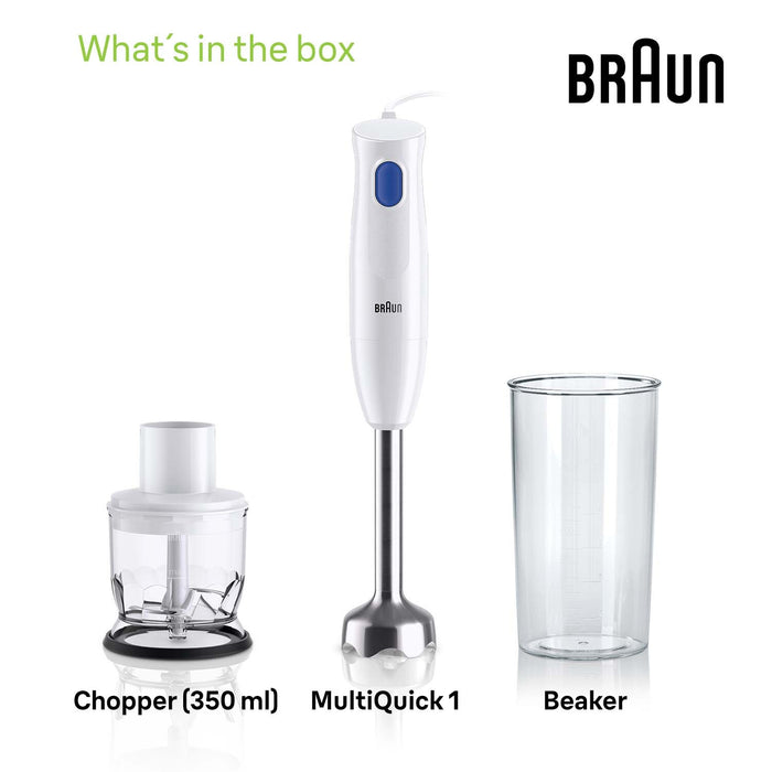 BRAUN MultiQuick 1 Hand blender | MQ10.201MWH