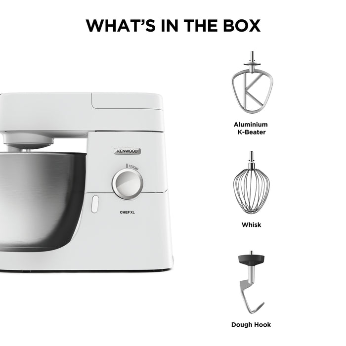 KENWOOD Chef XL 1200W 6.7L Bowl - White || KVL4100W