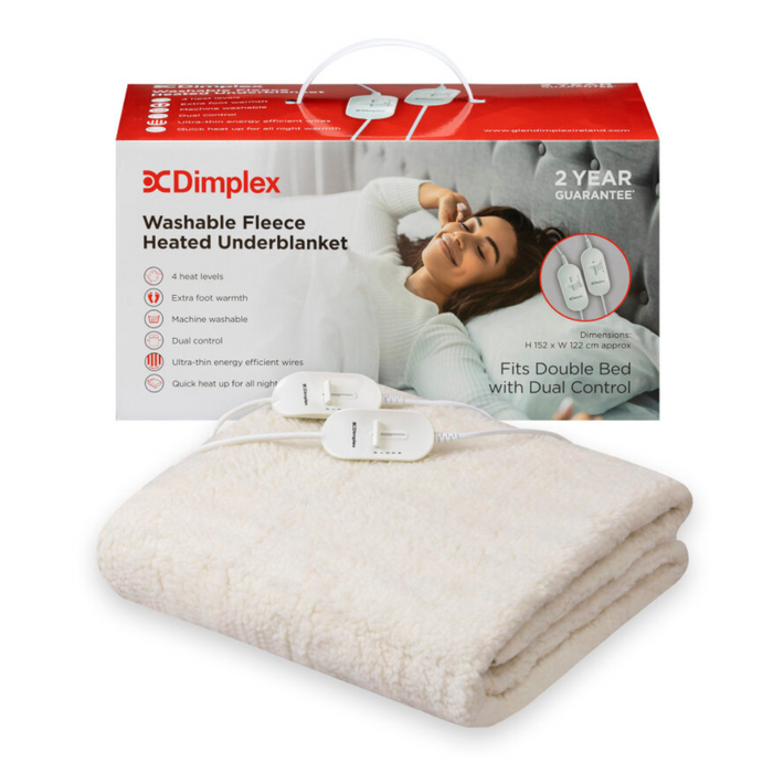 Dimplex Double Fleece Heated Underblanket  Dual Control | DFB2003