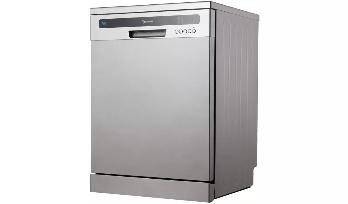 Indesit Push&Go 13 Place Freestanding Dishwasher – Silver | IN2FE13CNO7SUK