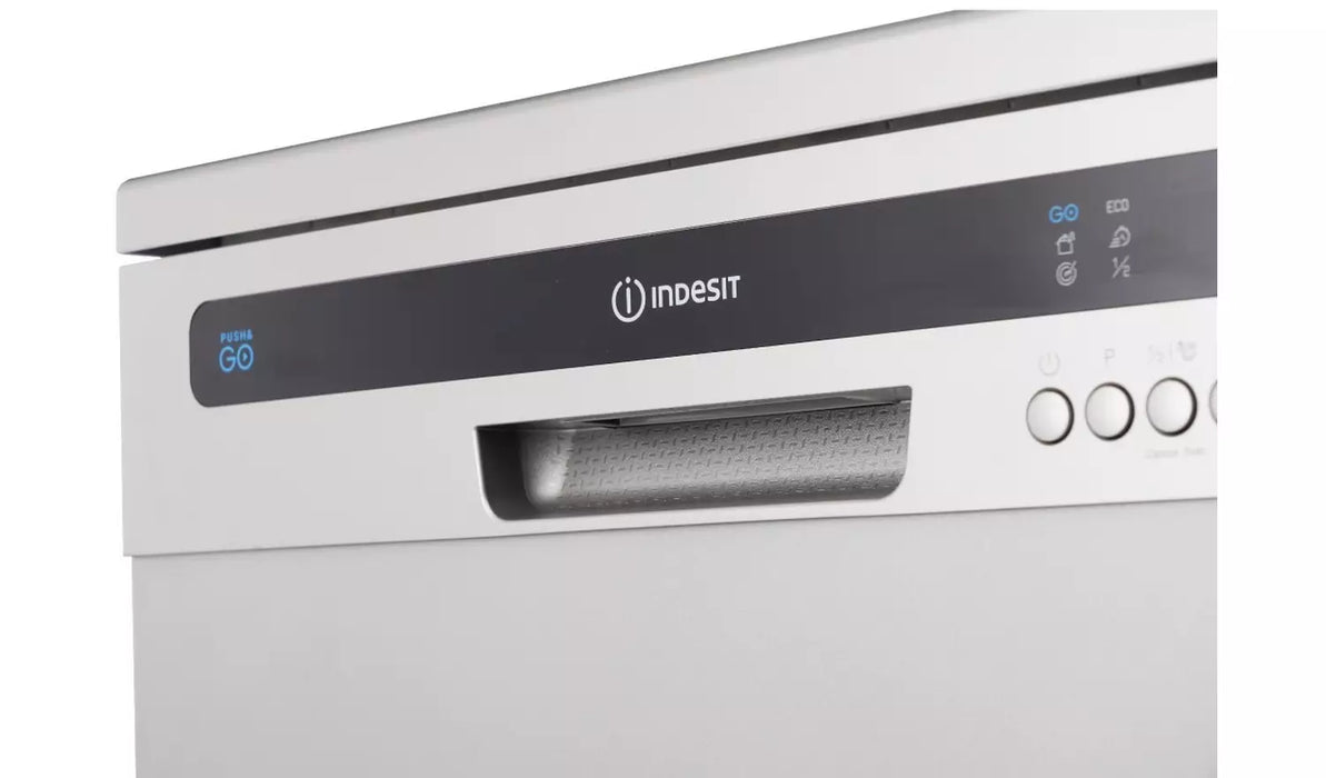 Indesit Push&Go 13 Place Freestanding Dishwasher – Silver | IN2FE13CNO7SUK