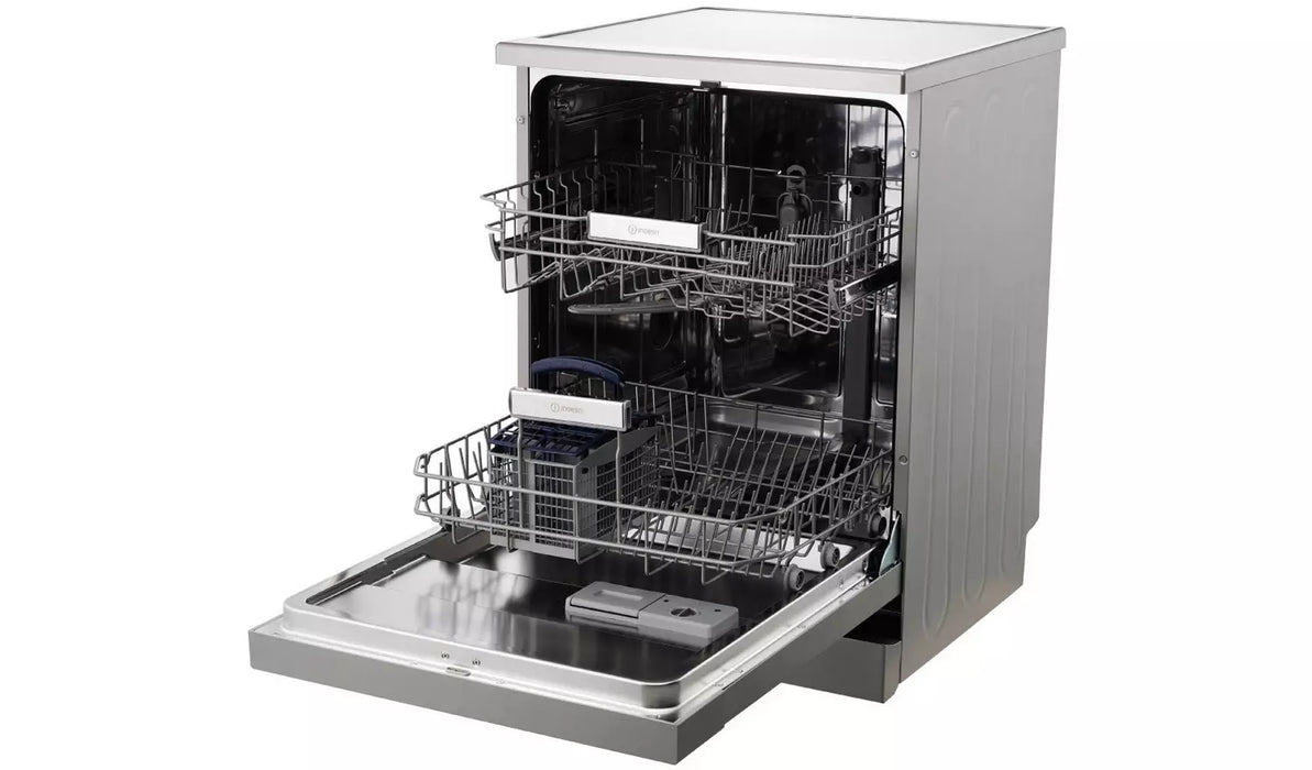 Indesit Push&Go 13 Place Freestanding Dishwasher – Silver | IN2FE13CNO7SUK