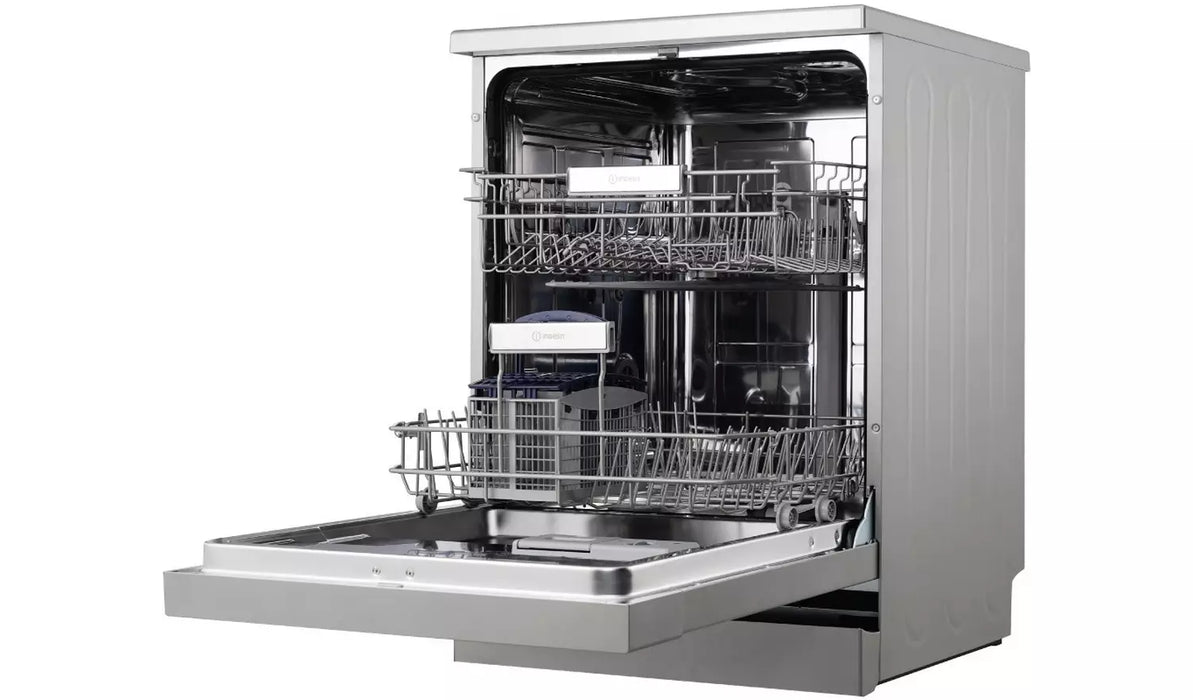 Indesit Push&Go 13 Place Freestanding Dishwasher – Silver | IN2FE13CNO7SUK