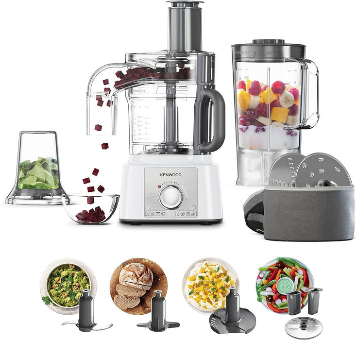 Kenwood Multipro Express 4-in-1 Food Processor - White | FDP65.860WH