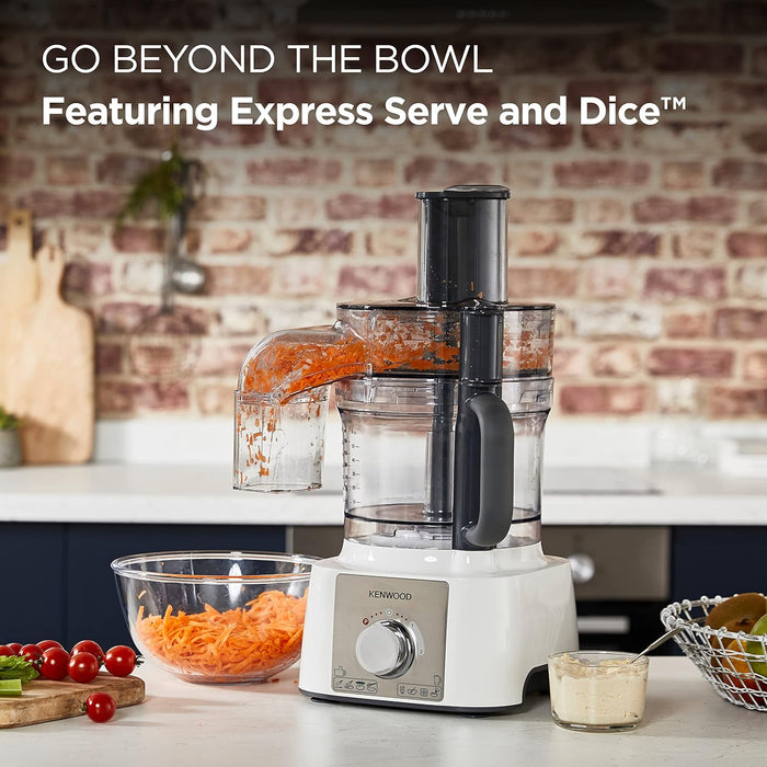 Kenwood Multipro Express 4-in-1 Food Processor - White | FDP65.860WH