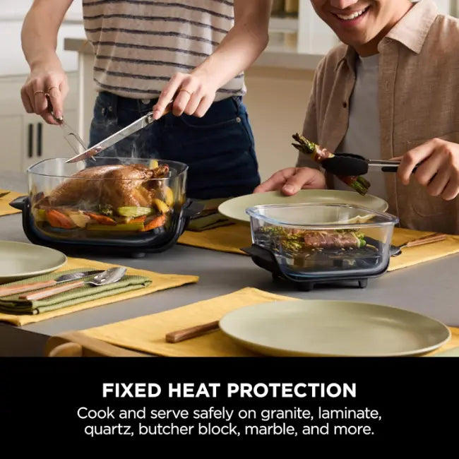 Ninja CRISPi 4-in-1 Portable Glass Air Fryer - Grey | FN101UKGY