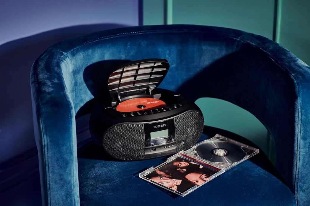Roberts ZoomBox 4 CD Boombox - Black | 500003358