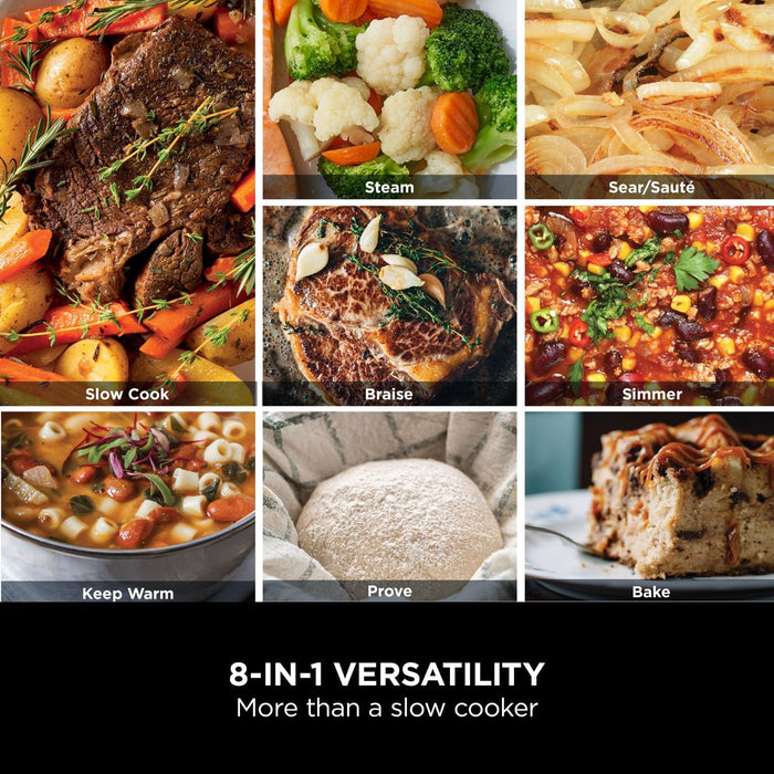 Ninja Foodi 8-in-1 PossibleCooker Slow Cooker & Multi-Cooker - Grey | MC1001UK