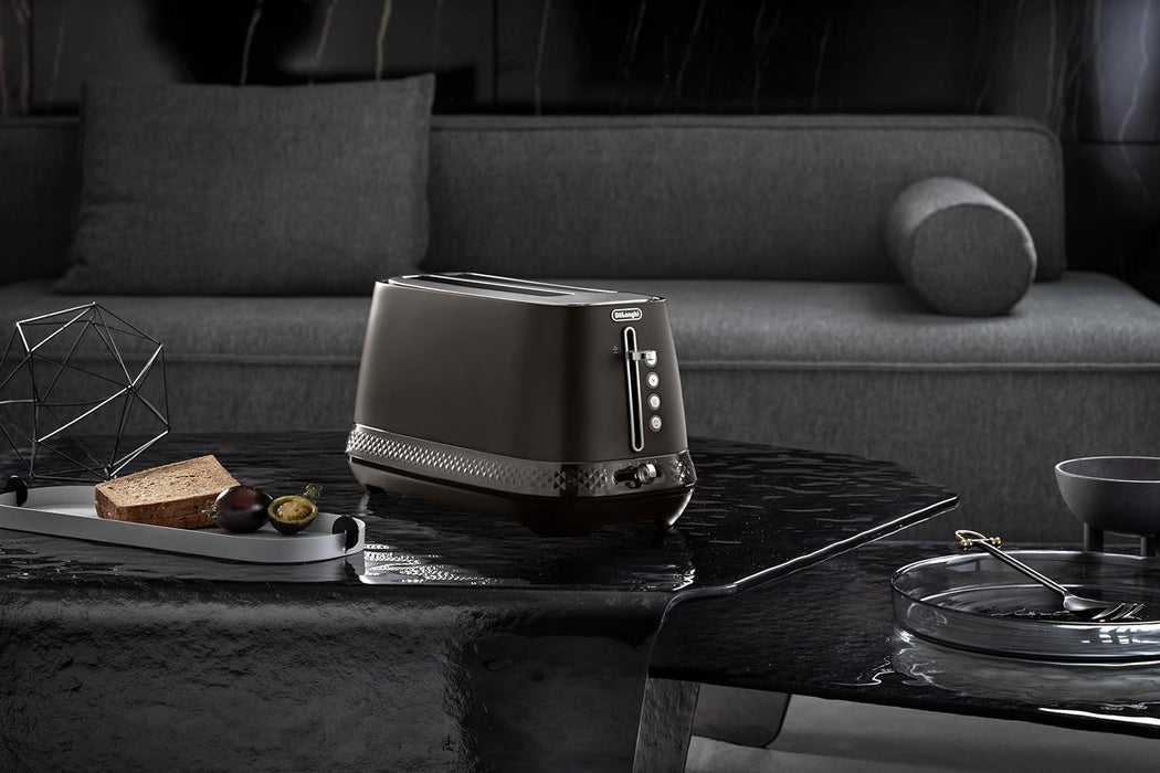 DeLonghi Diadema 2 Slice Toaster  - Black | CTV3003.BK