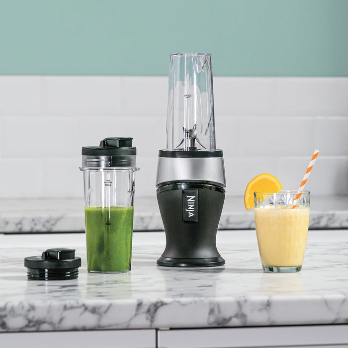 Nutri Ninja 700W Slim Blender & Smoothie Maker - Silver | QB3001UKS