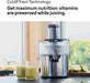 BRAUN Juicer Braun MultiJuice 7 Spin Juicer - Grey | SJ7000GY IRWINS MEGASTORE