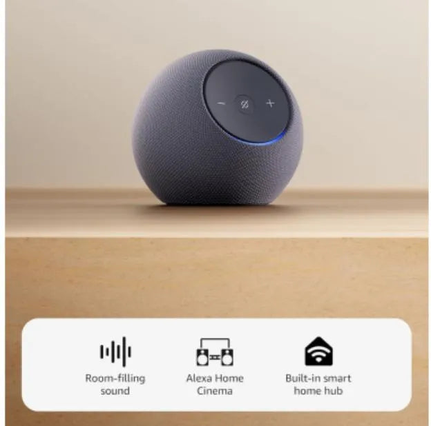 Amazon Echo Dot Max Smart Speaker with Alexa, AZ3 Chip, Built-In Smart Home Hub and Wi-Fi 6E | BODKLVWZPF