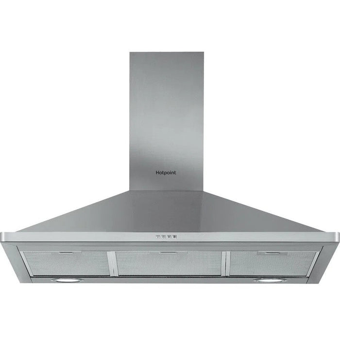 Hotpoint 90cm Chimney Cooker Hood - Stainless Steel  | PHPN9.5FLMX/1