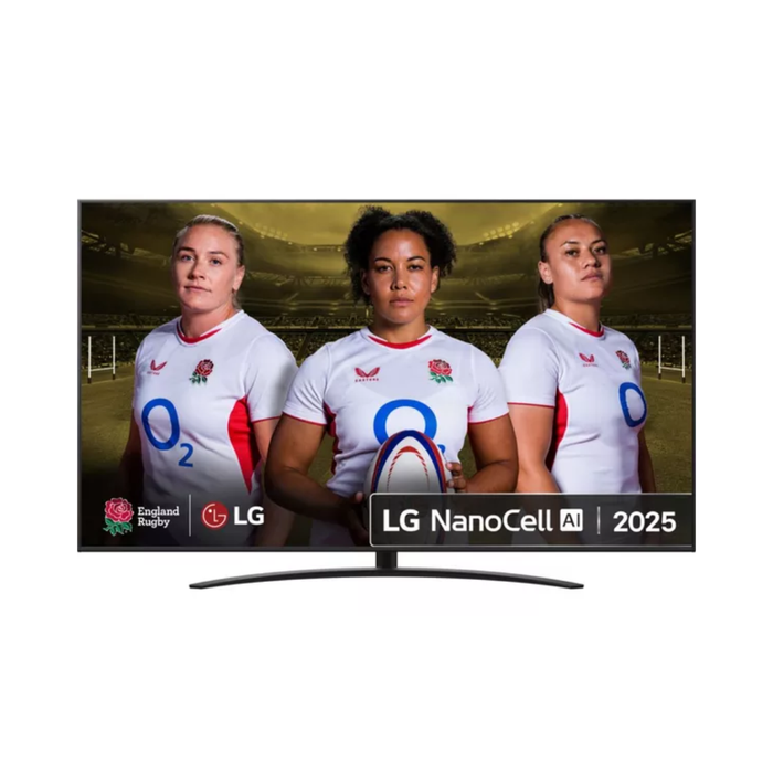 LG 86 Inch NanoCell AI NANO81 4K Smart TV 2025 | 86NANO81A6A.AEK