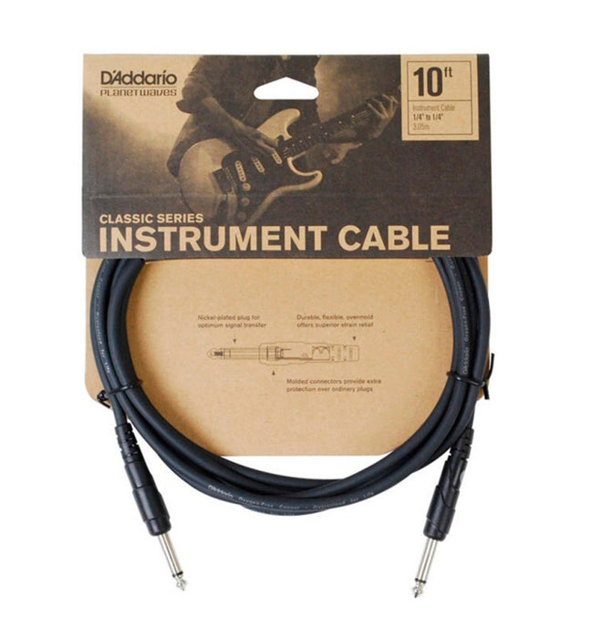 Classic Series Straight to Straight 10 Foot Instrument Cable | PW-CGT-10