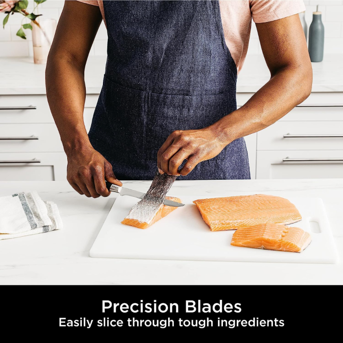 Ninja Foodi StaySharp Knife Block with Integrated Sharpener – 5-Piece Set | K32005UK
