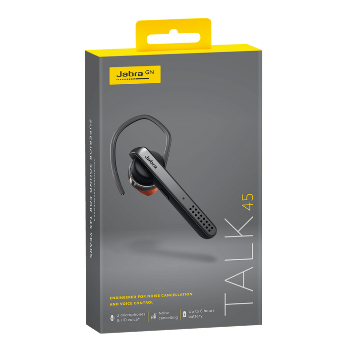 Jabra Talk 45 Mono Bluetooth Headset - Black | JTALK45