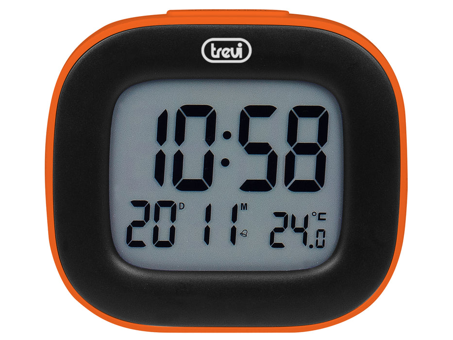 Trevi Digital Alarm Clock - Orange | SLD3875