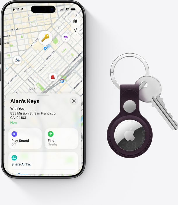 AirTag (1 Pack) - 2nd Gen | MFE94ZM/A