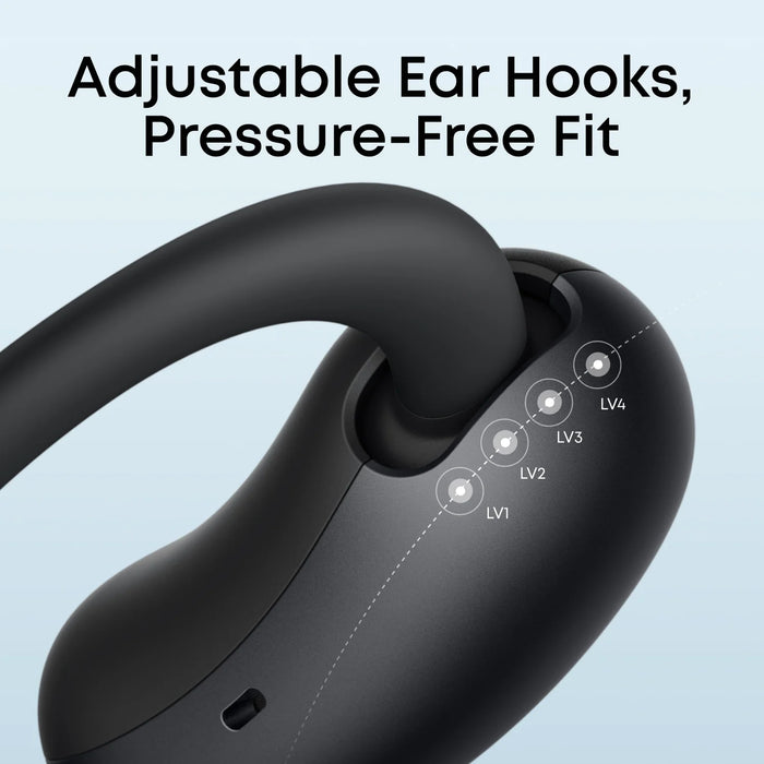 SOUNDCORE AeroFit 2 Adjustable Open-Ear Wireless Earbuds - Black | A3874G11