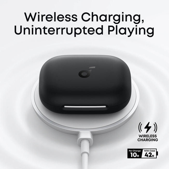 SOUNDCORE AeroFit 2 Adjustable Open-Ear Wireless Earbuds - Black | A3874G11