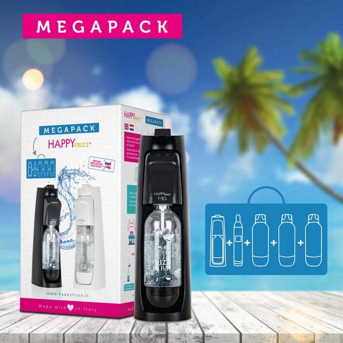 Happy Frizz Carbonator MIO Megapack - Black | MEGAPBLA