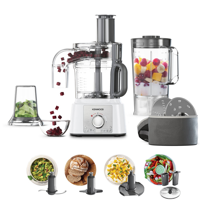 Kenwood Multipro Express 4-in-1 Food Processor - White | FDP65.860WH