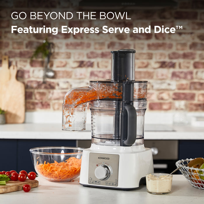 Kenwood Multipro Express 4-in-1 Food Processor - White | FDP65.860WH