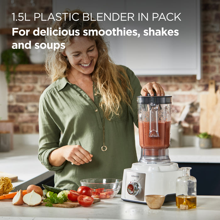 Kenwood Multipro Express 4-in-1 Food Processor - White | FDP65.860WH