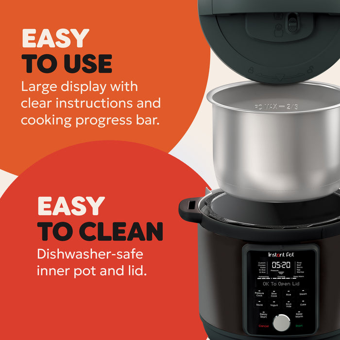 Instant Pot Duo Plus with WhisperQuiet 5.7L Multi-Cooker - Black | EXE 112-3079-01-UK