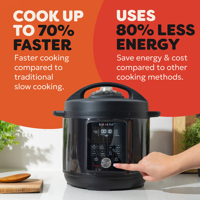 Instant Pot Duo Plus with WhisperQuiet 5.7L Multi-Cooker - Black | EXE 112-3079-01-UK